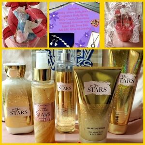 Bath & Body Works In The Stars Collection - Gold and Cream